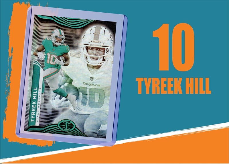 Chaser Tyreek Hill (5) Assorted Football Cards Gift Pack - Dolphins, Chiefs Trading Cards - Image 4